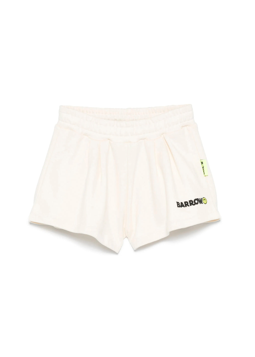 Barrow Kids Short Crema con Logo per Bambine