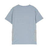 C.P. Company Kids T-shirt Blu Acciaio con Applicazione Tasche per Bambini (retro)