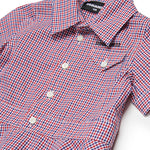 Dsquared2 Kids Abito con Fantasia a Quadretti per Neonate