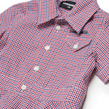 Dsquared2 Kids Abito con Fantasia a Quadretti per Neonate