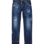 Dsquared2 Kids Jeans Denim Blu per Bambini 