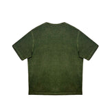I'M Brian Kids T-Shirt Girocollo Verde Militare con Logo per Bambini