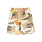 MSGM Kids Bermuda Multicolor con Logo per Bambini (retro)