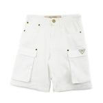 Yes London Bermuda Denim Bianco per Bambini
