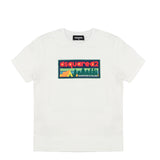 Dsquared2 Kids T-Shirt Bianca con Stampa Logo per Bambini