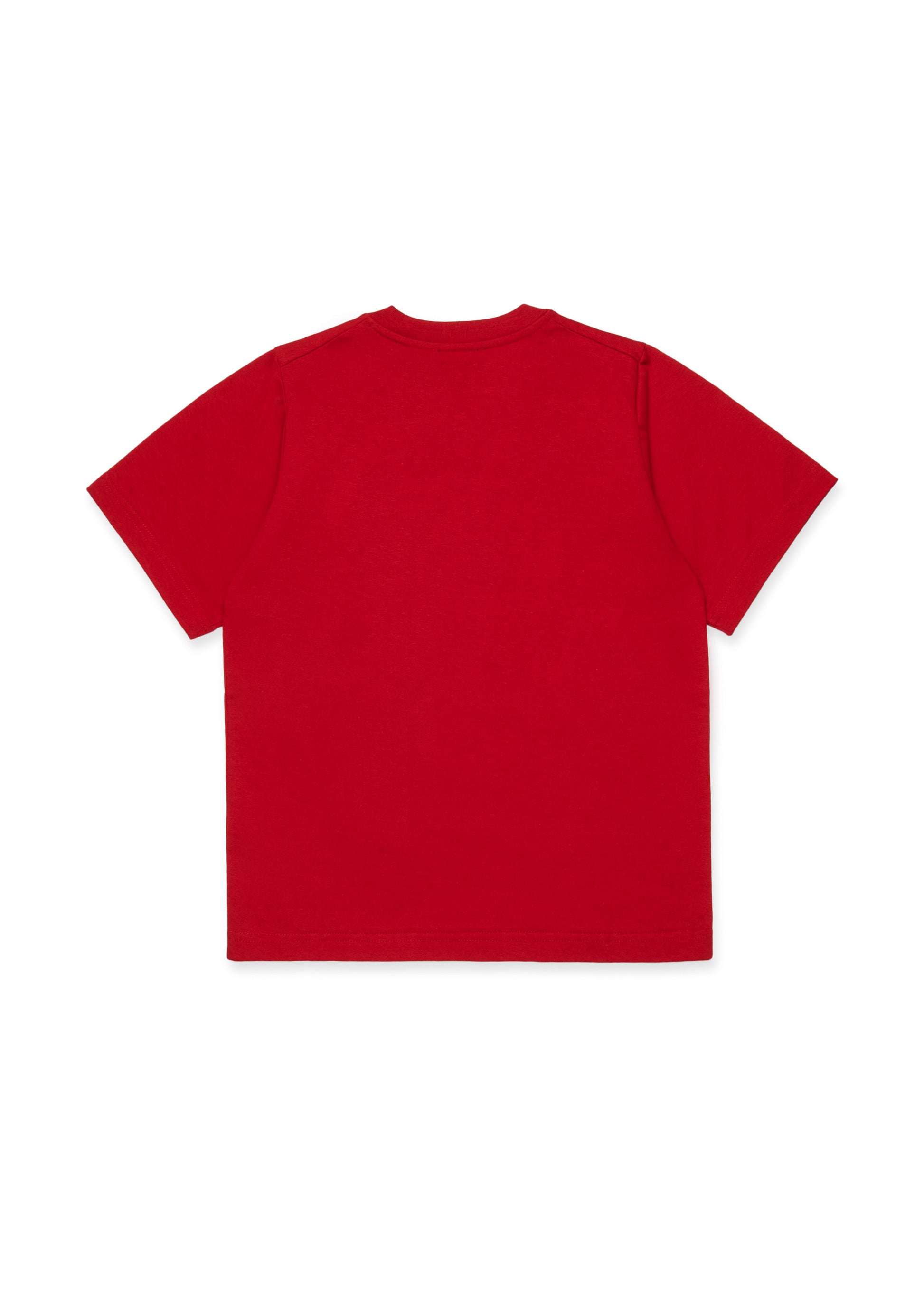 Dsquared2 Kids T-shirt Rossa con Patch Bear per Bambini