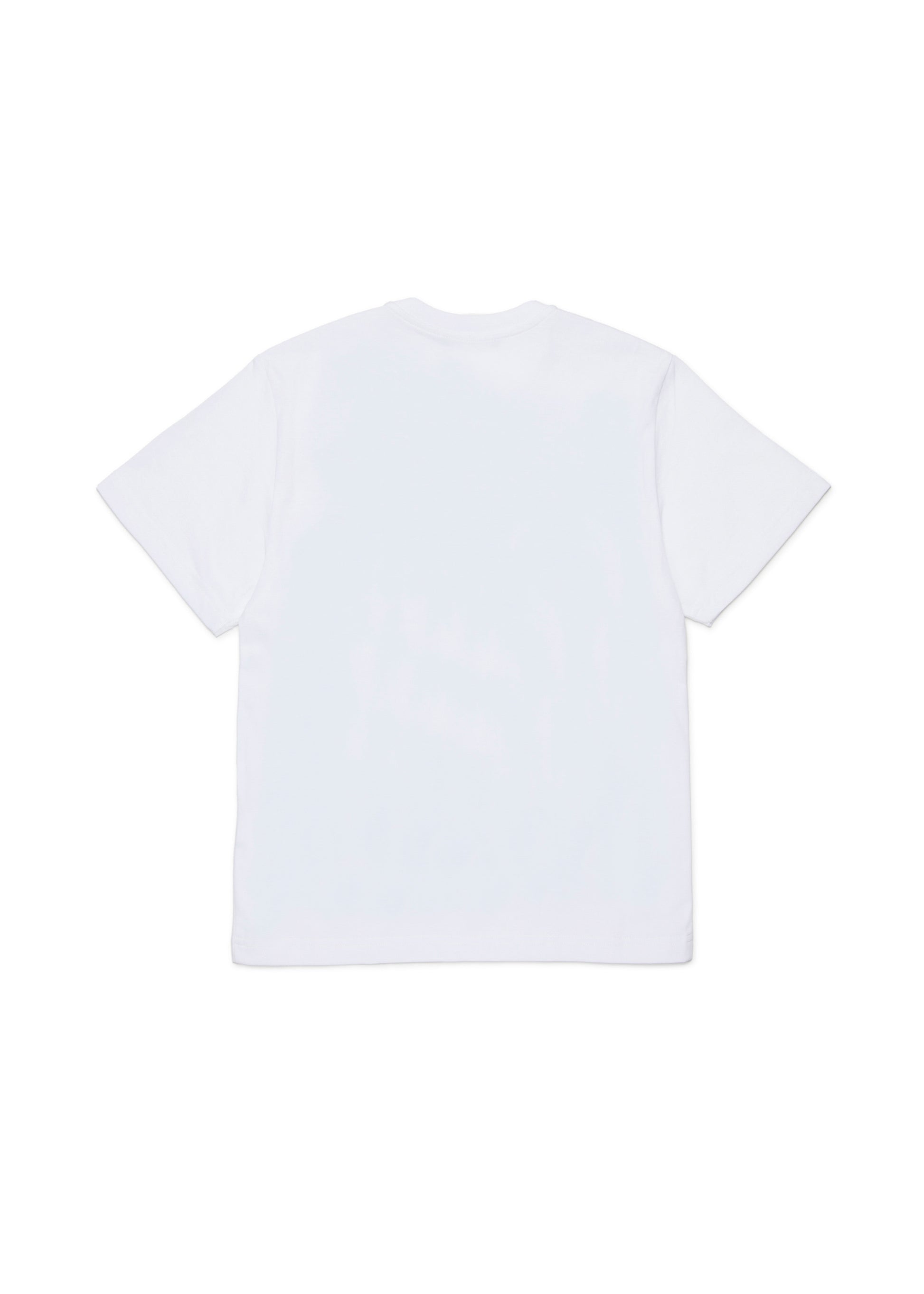 Dsquared2 Kids T-shirt Bianca con Stampa per Bambini
