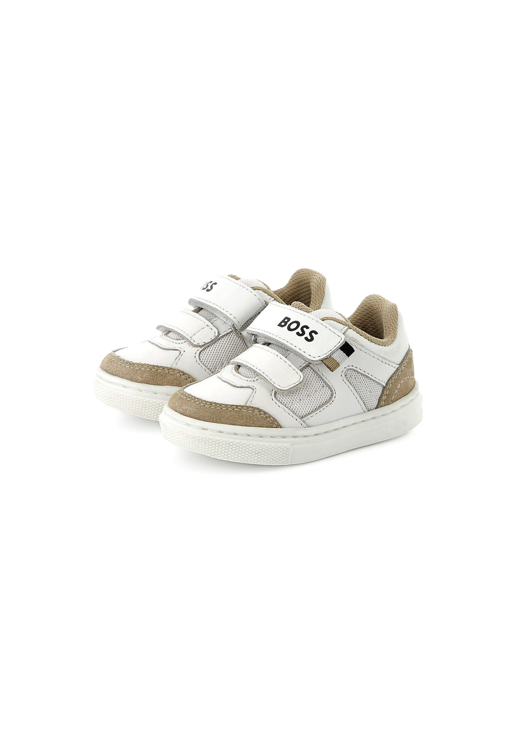 Boss Kids Scarpe Bianche/Beige per Neonati