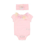 Angel's Face Body Rosa con Fascia Clementine per Neonate