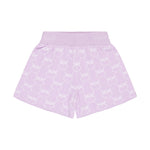 Pinko Kids Short con Logo All-over Lilla 