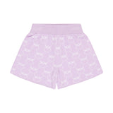 Pinko Kids Short con Logo All-over Lilla 