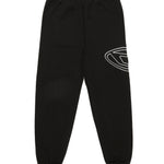 Diesel Kids Pantaloni Jogger Neri con Oval D (retro)