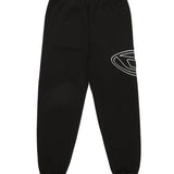 Diesel Kids Pantaloni Jogger Neri con Oval D (retro)
