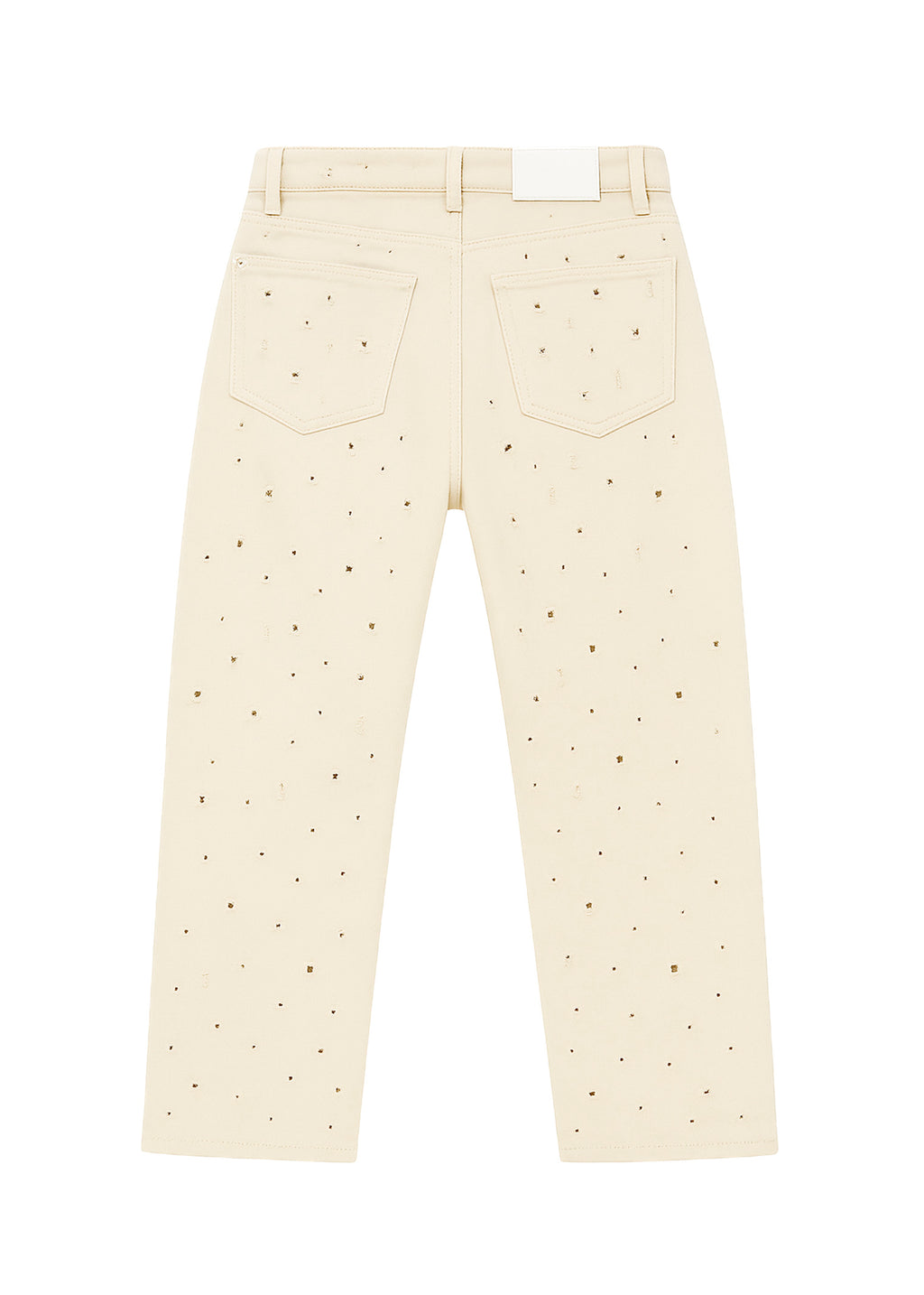 I'm Brian Jeans Traforato Denim Beige per Bambini