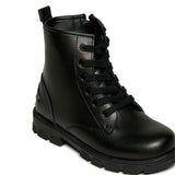 Diesel Kids Stivale Basso Nero Lucido per Bambini