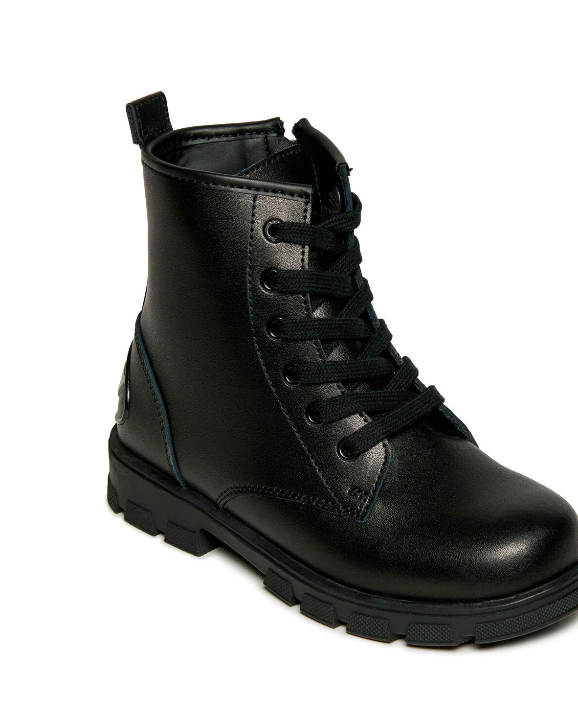 Diesel Kids Stivale Basso Nero Lucido per Bambini