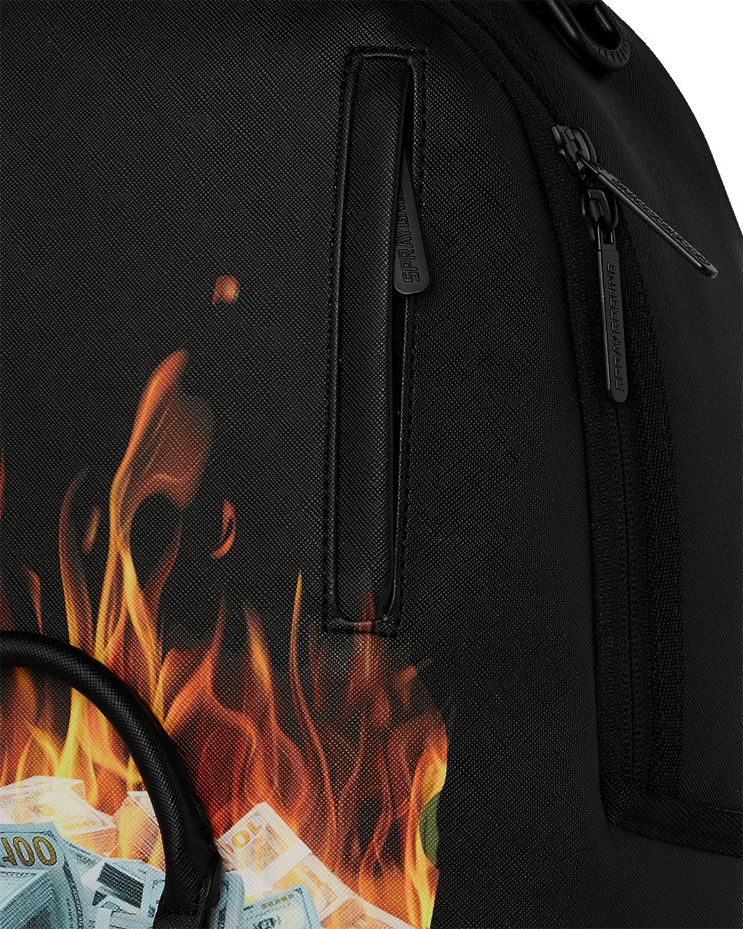 Sprayground Kids Zaino BAG OF MONEY ON FIRE per Bambini