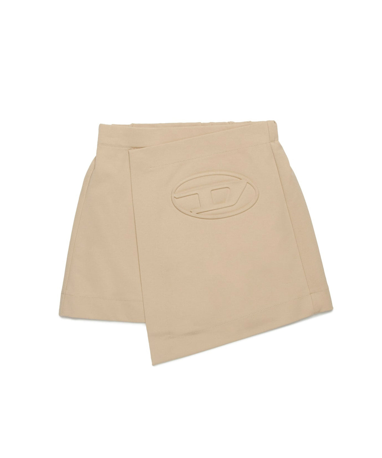 Diesel Kids Gonna a Portafoglio Beige con Logo per Bambine