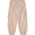 Barrow Kids Pantalone Cargo Beige in Nylon retro