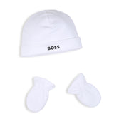 Boss Kids Set Regalo Bianco per Neonati