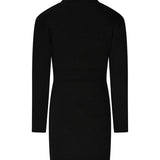 Odi et Amo Black Studded Knit Dress for Girls