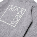 Max & Co Kids Pullover Grigio con Logo per Bambine