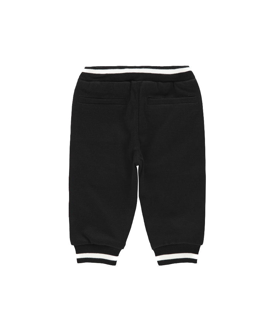 Iceberg Kids Pantaloni Neri in Tuta per Neonati (retro)
