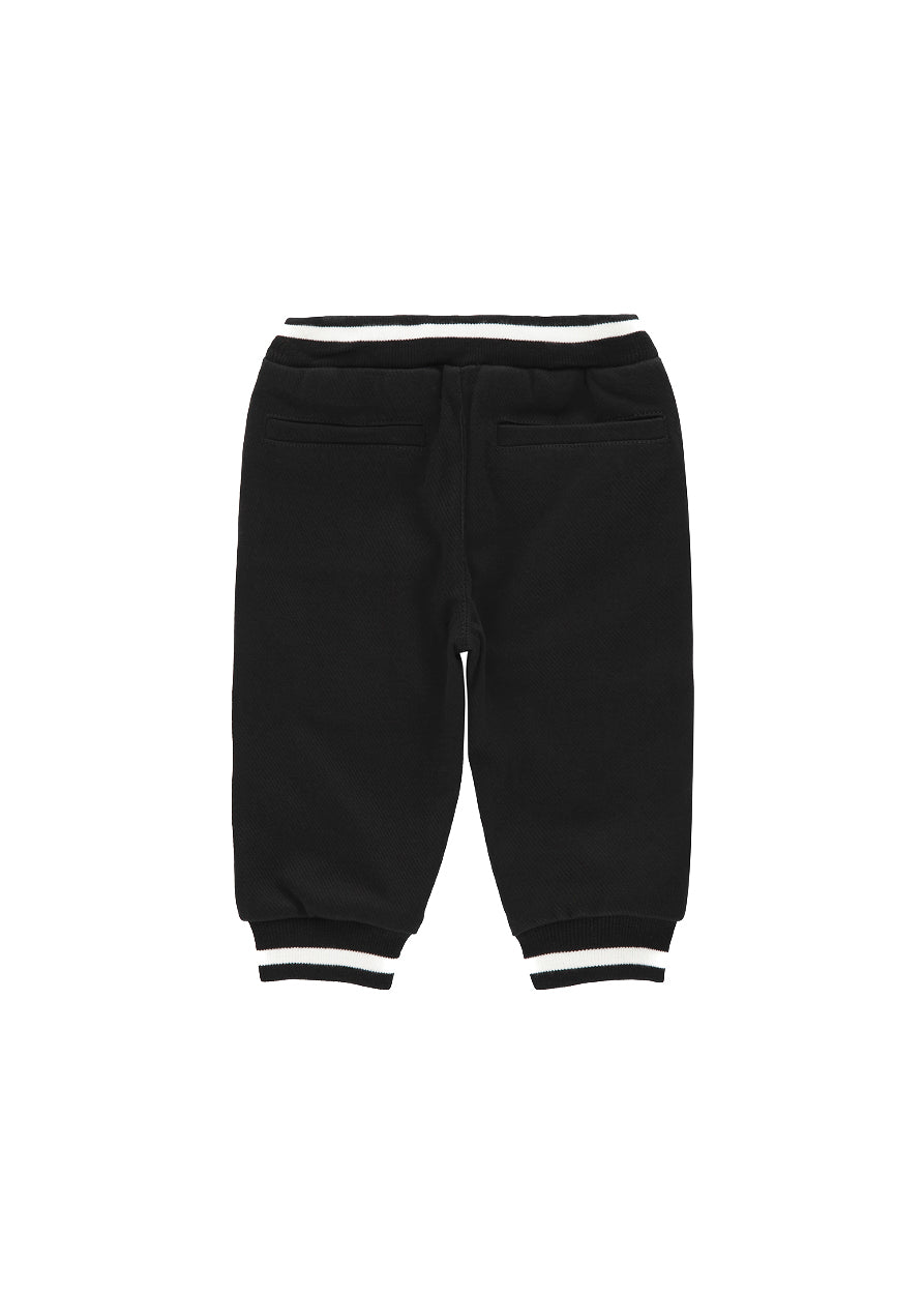 Iceberg Kids Pantaloni Neri in Tuta per Neonati (retro)