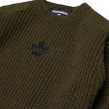 Dsquared2 Kids Maglioncino Verde Scuro con Logo Unisex