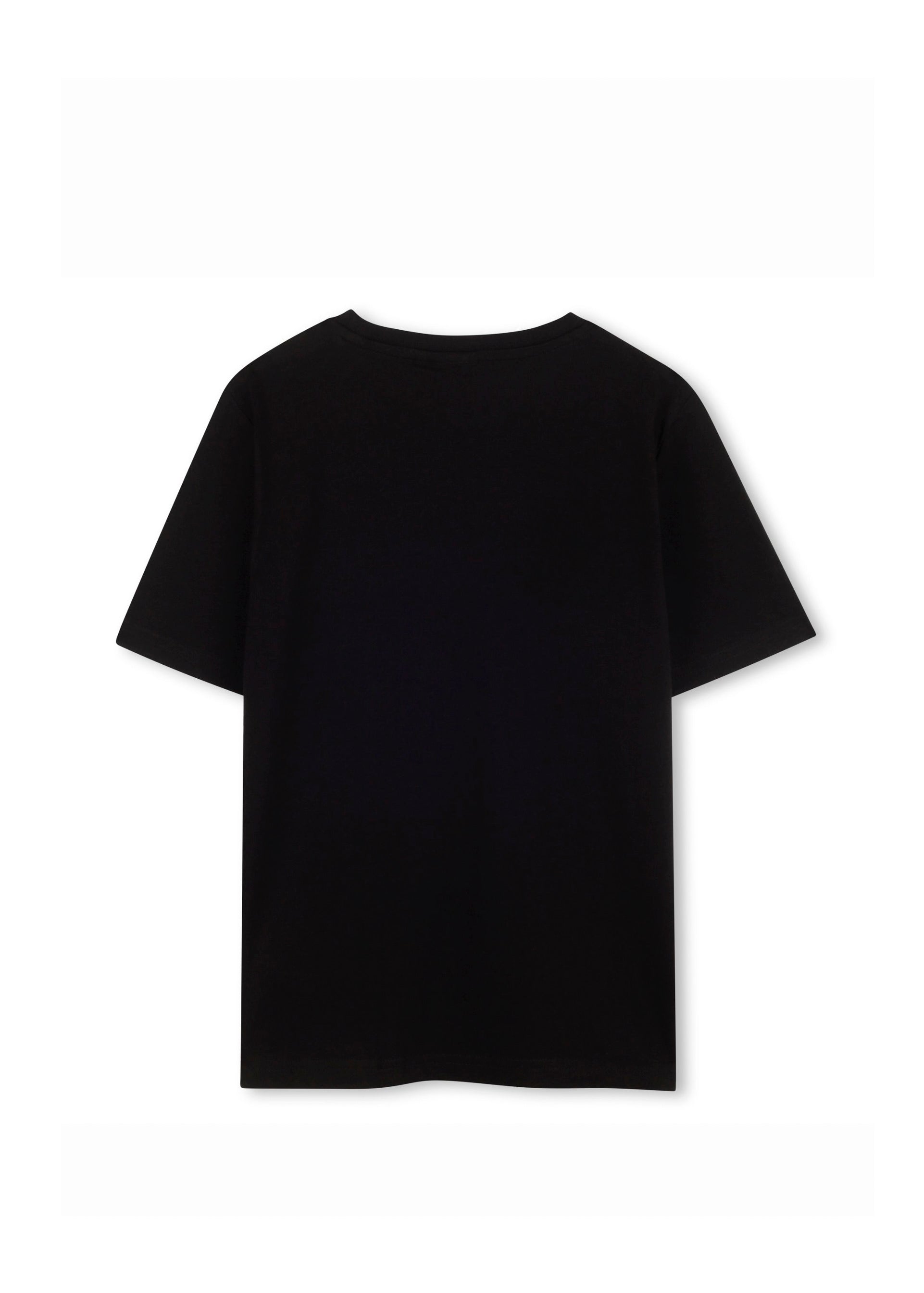 Boss Kids T-Shirt Nera con Stampa per Bambini (retro)