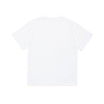 Diesel Kids T-shirt Bianca con Oval D in Metallo per Bambini (retro)