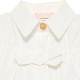Elisabetta Franchi My Little Girl Cream Shirt with Bows for Newborns