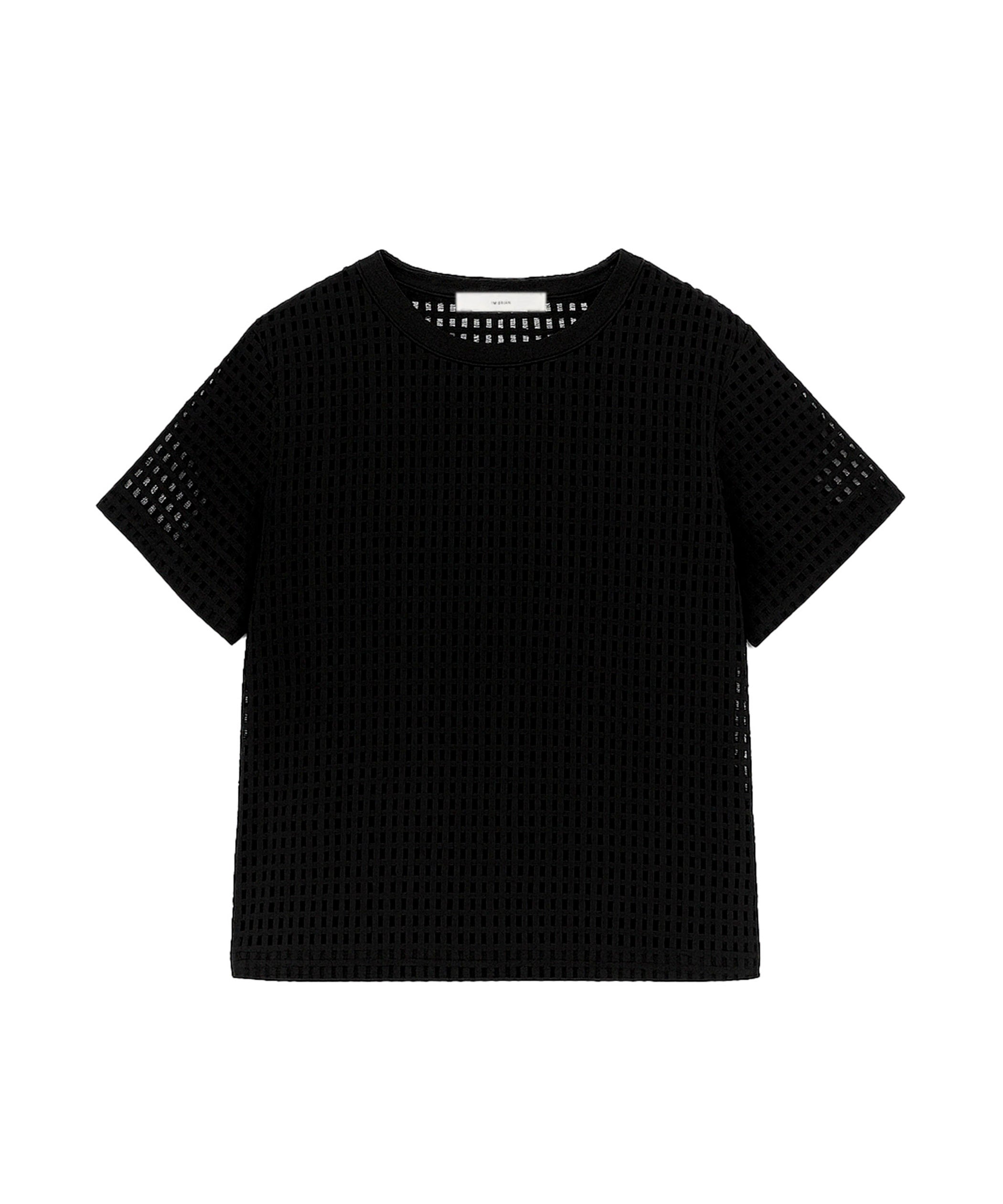 I'm Brian T-shirt Nera Traforata per Bambini