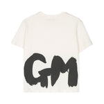 MSGM Kids T-shirt Bianca con Stampa Logo per Bambini (retro)