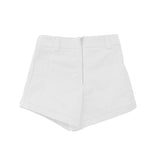 Pinko Kids Short Bianco con Zip per Bambine