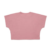 N21 Kids T-shirt Rosa con Maxi Stampa Logo per Bambine