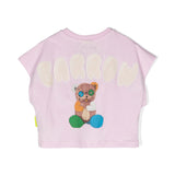 Barrow Kids Canotta Rosa con Stampa per Bambine