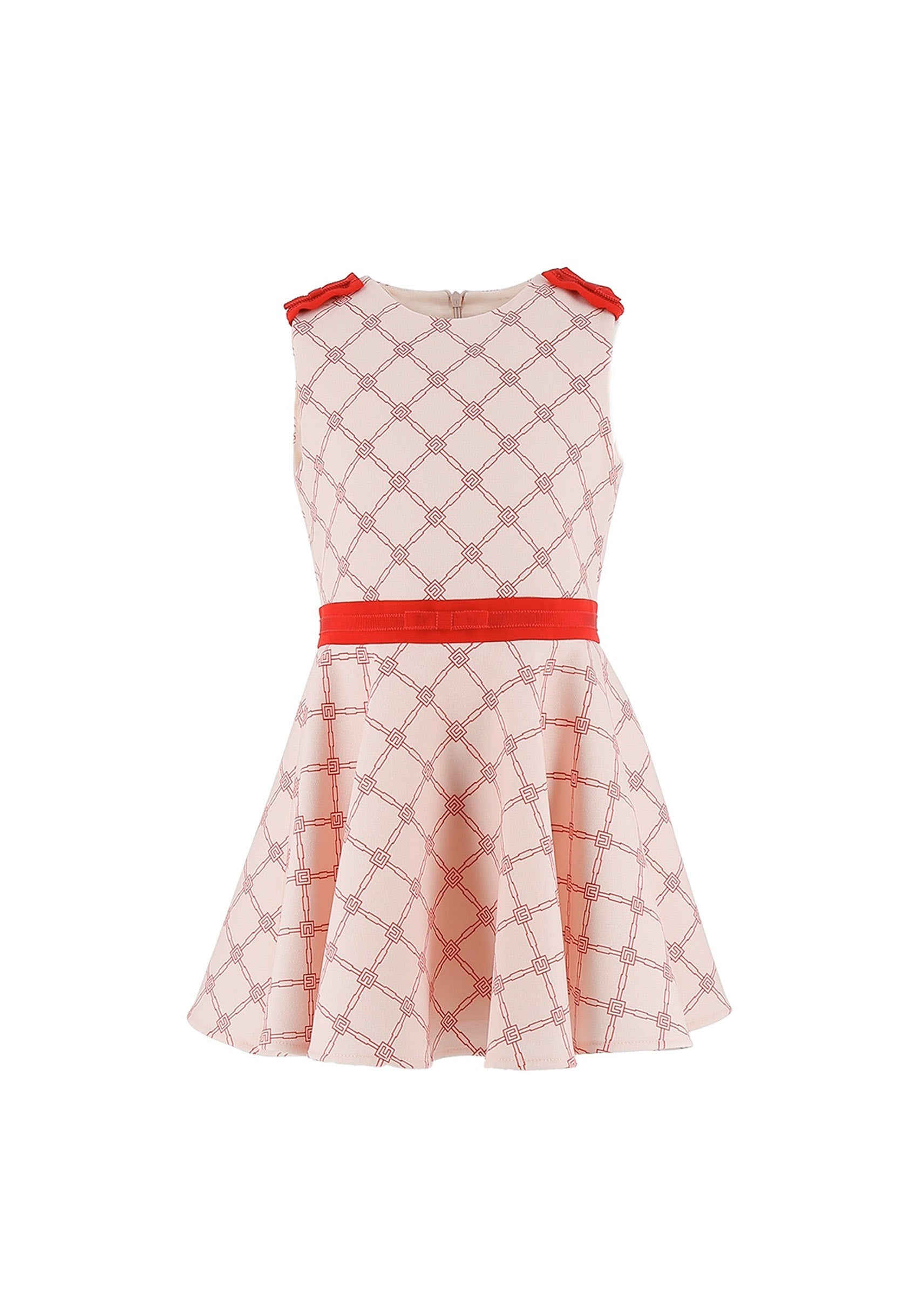 Elisabetta Franchi La Mia Bambina Abito Rosa/Rosso per Bambine