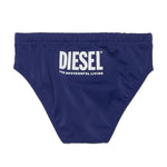 Diesel Kids Costume Blu con Logo sul Retro per Neonati