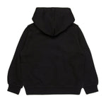 Diesel Kids Felpa Nera con Cappuccio per Bambini (retro)
