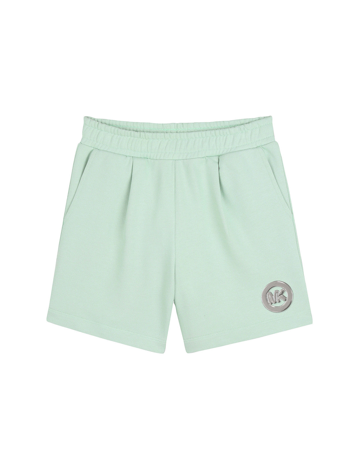 Michael Kors Kids Short Verde Acqua con Logo per Bambine