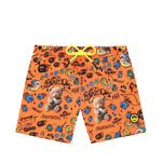 Barrow Kids Costume Short Arancione Fluo Fantasia All-Over per Bambini