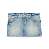 Dsquared2 Kids Gonna Denim Marmorizzata per Bambine
