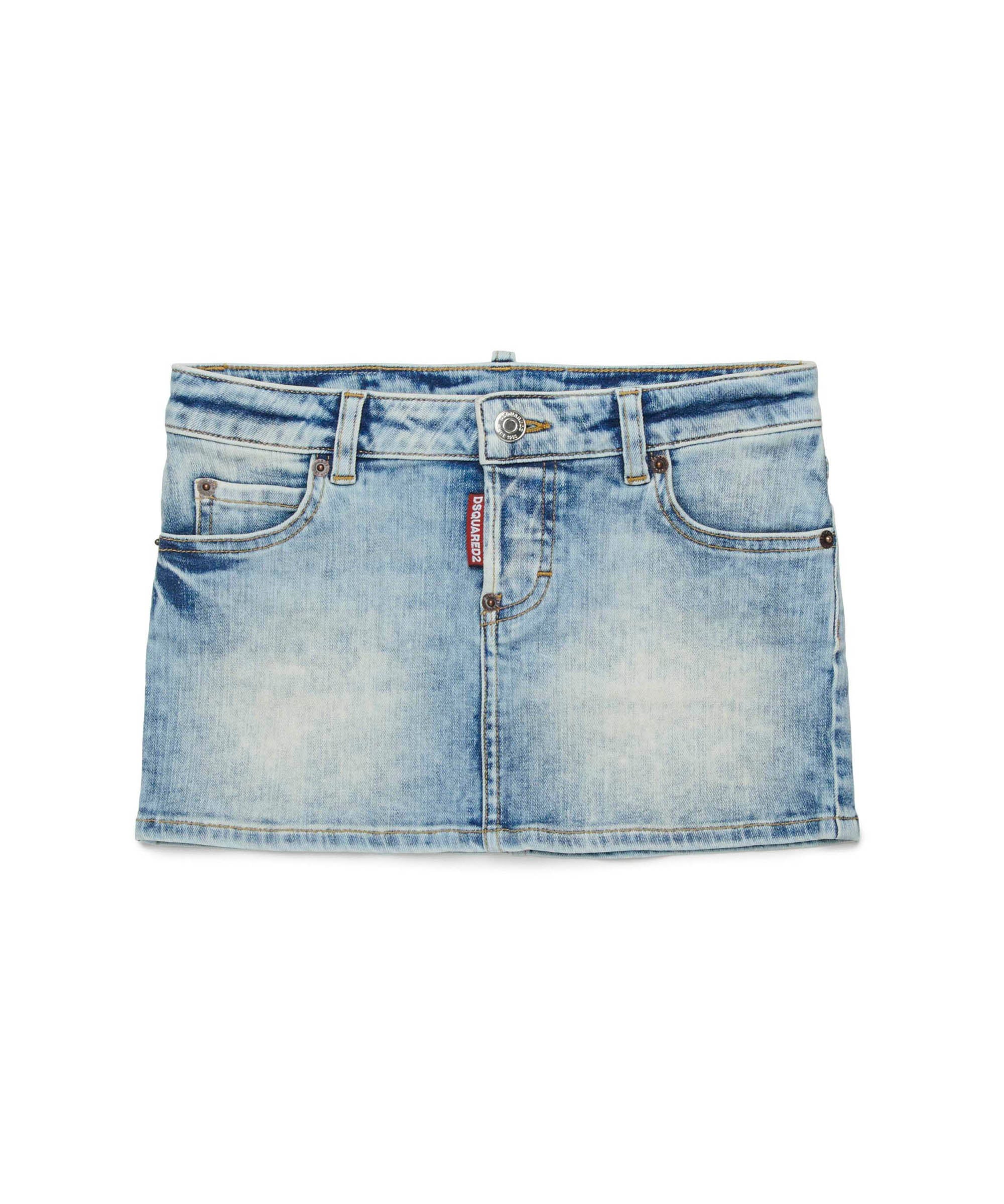 Dsquared2 Kids Gonna Denim Marmorizzata per Bambine
