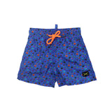 EffeK Costume Boxer Fantasia Turtles Blu per Neonati (fronte)
