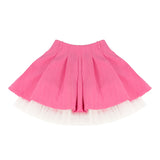 A'lapage Kids Gonna Gessata Fucsia con Tulle per Bambine