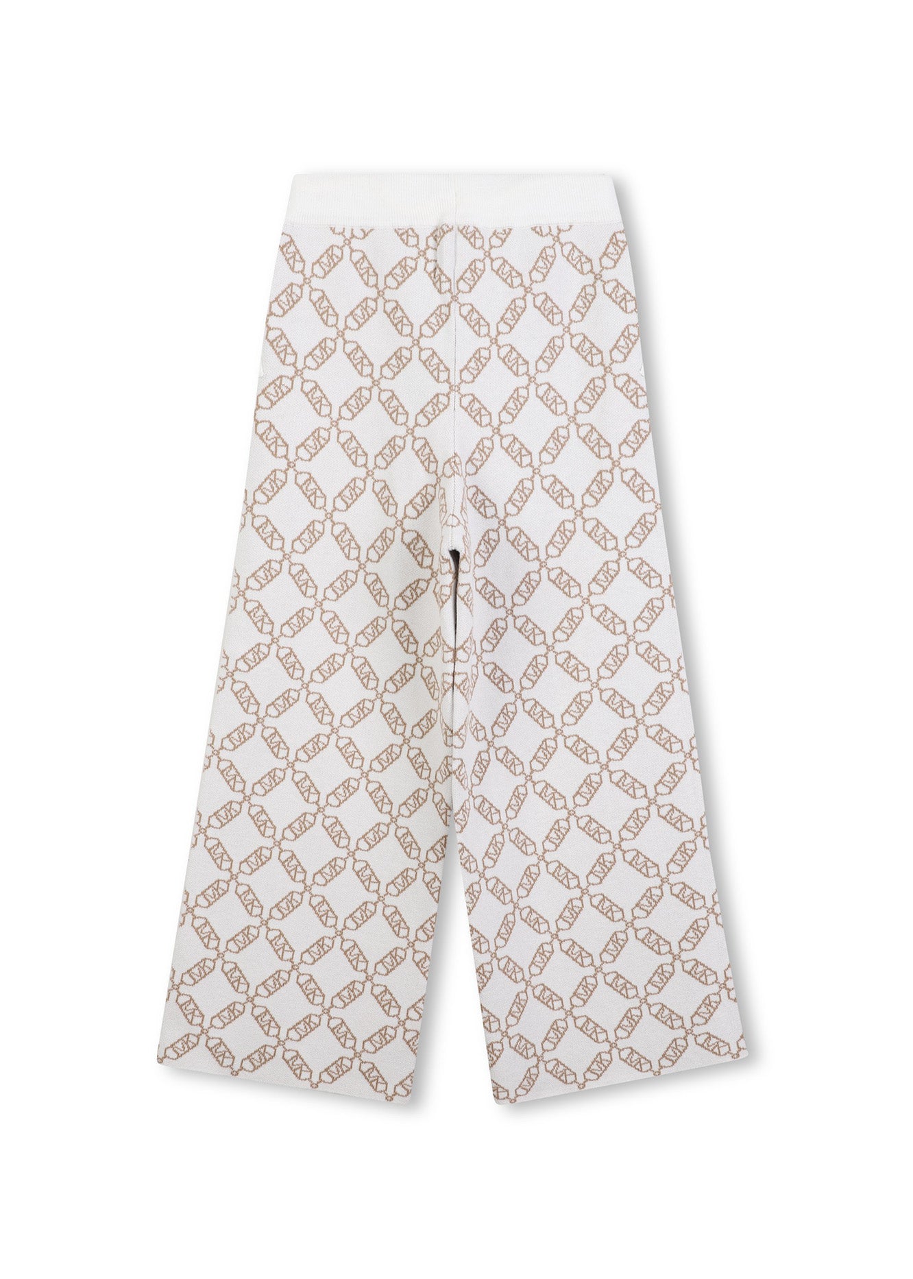 Michael Kors Kids Pantalone Beige con Stampa per Bambine