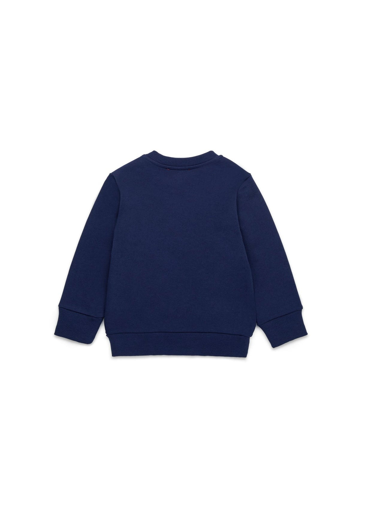 Diesel Kids Felpa Blu con Stampa Logo Oval D per Neonati (retro)