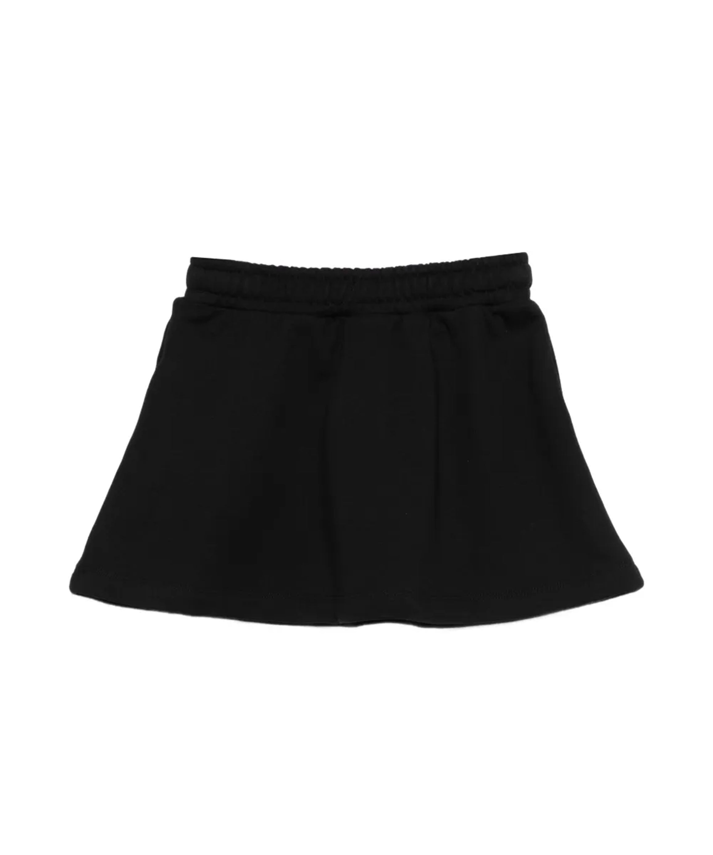 Moschino Kids Gonna Nera con Stampa Logo per Bambine