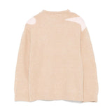 Pinko Kids Maglione Cammello con Logo per Bambine (retro)